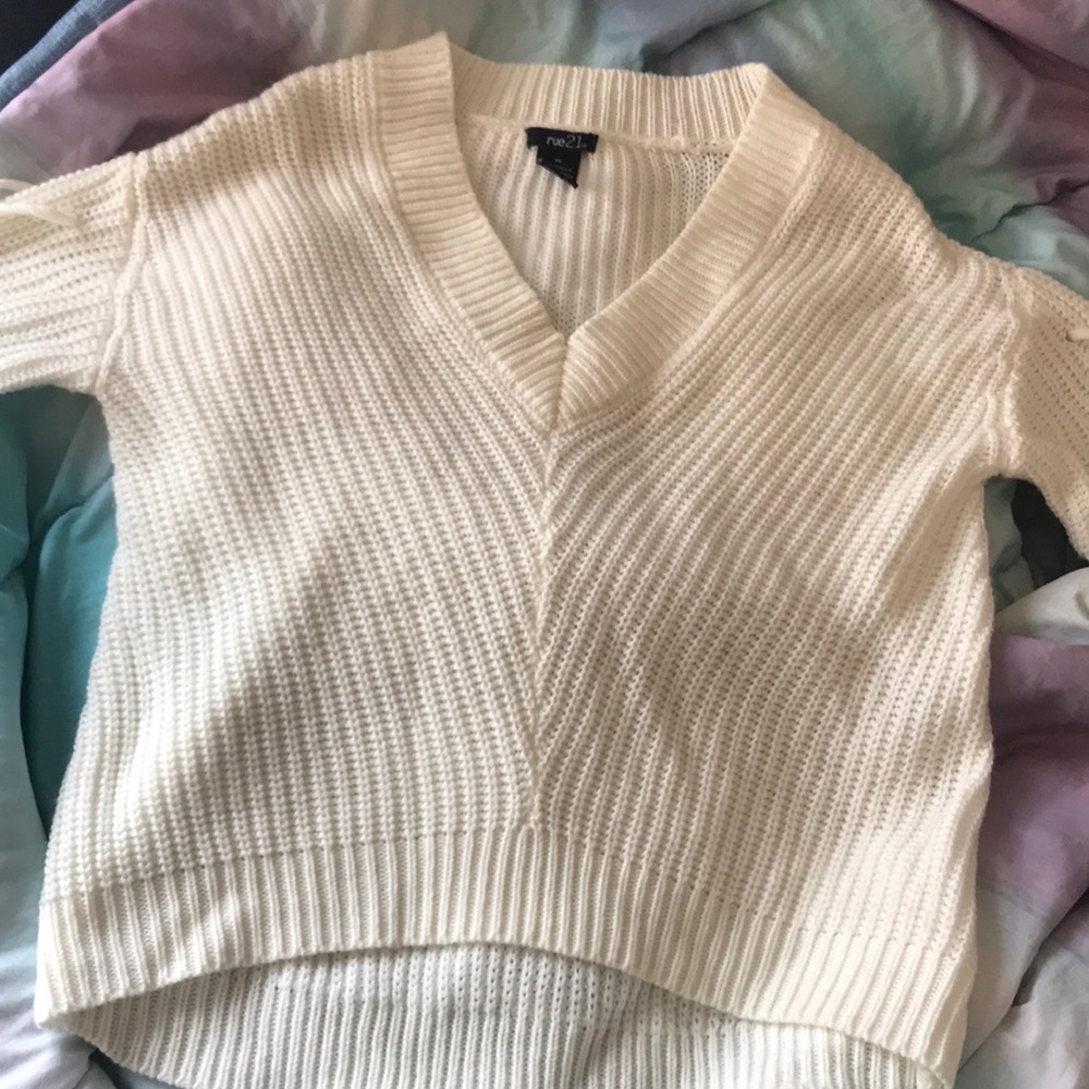 White sweater